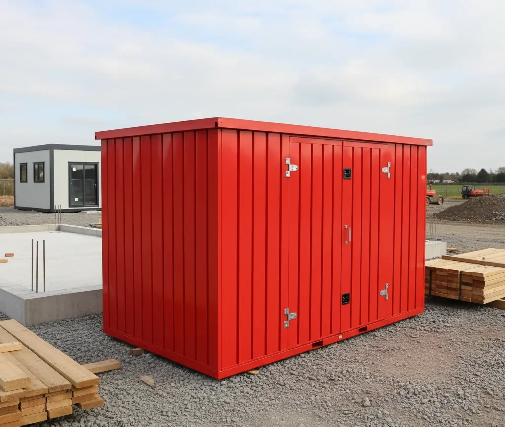 Standardized storage containers prepared for efficient deployment