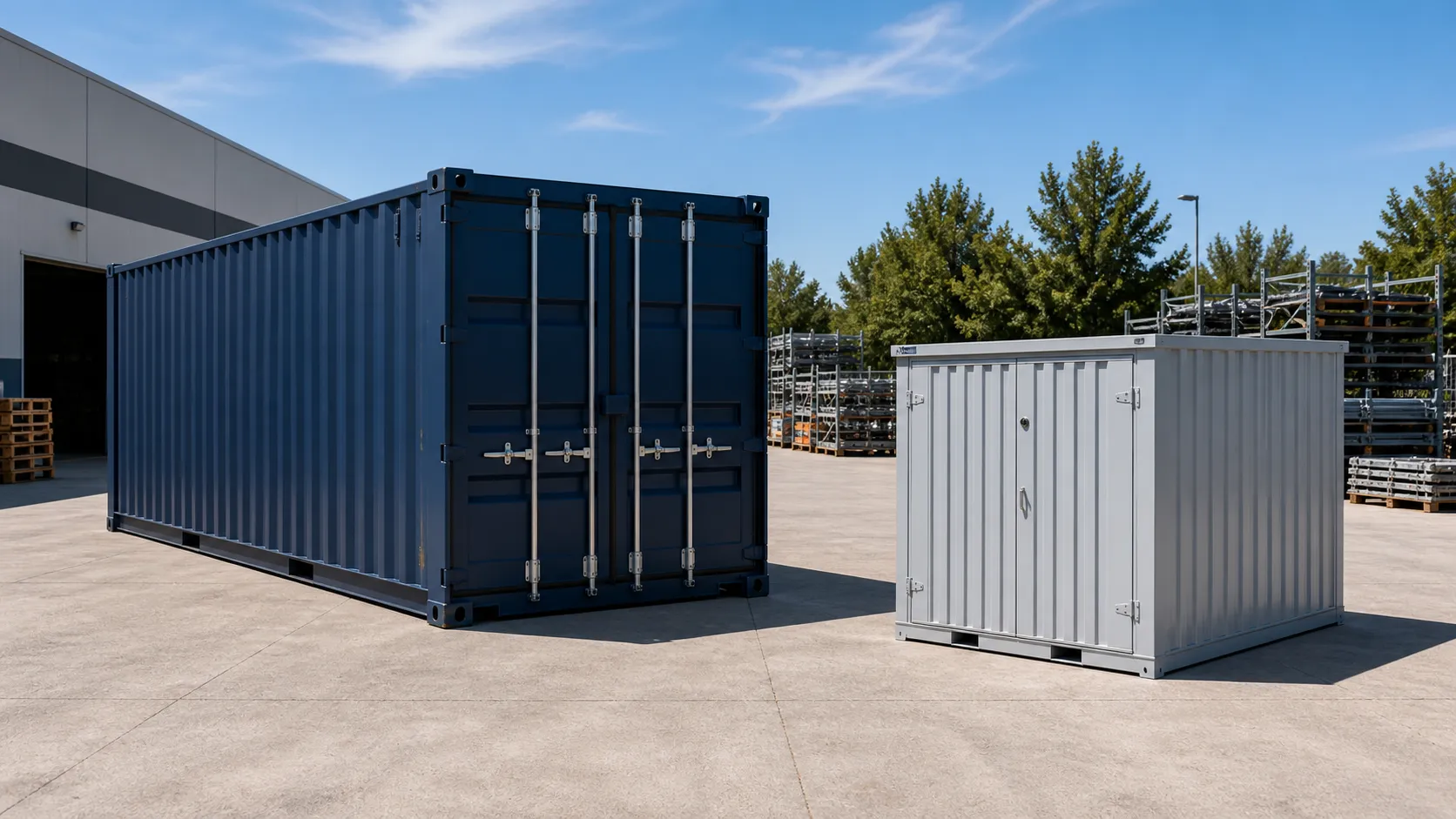 Flat Pack Storage Containers vs. Shipping Containers: What Commercial Buyers Should Compare